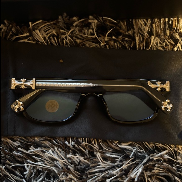 Chrome Hearts Vagillionaire Glasses Transparent S Frame (Lens Anti Blue) - Picture 2 of 4